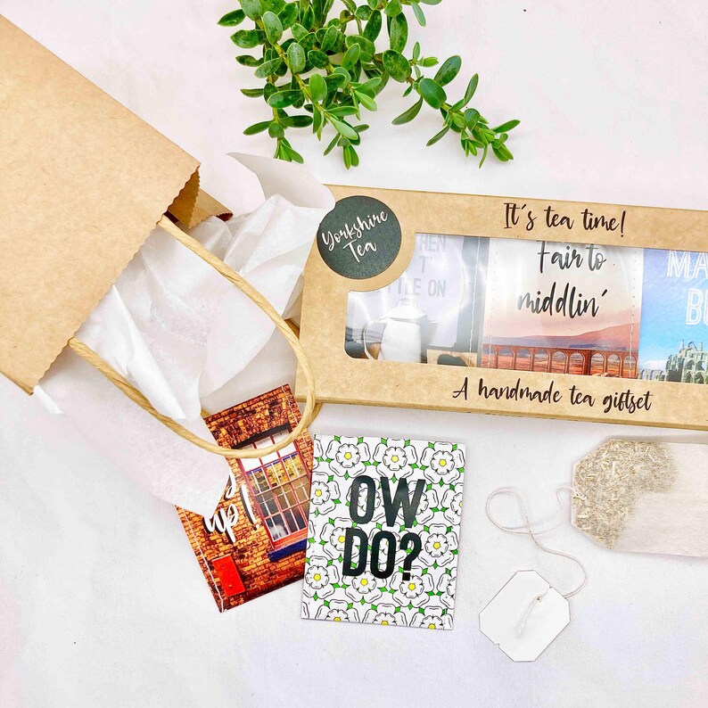 Yorkshire Gift | Handmade Tea Gift Set | Gift for Yorkshire Man or Woman | Letterbox Gift UK | Yorkshire Sayings Gift | Yorkshire tea gift immagine 13