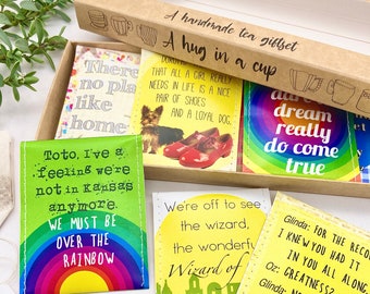 Wizard of Oz Tea Gift set - Wizard of Oz gifts - Yellowbrick Road - literary gifts - literature gifts - gifts for writers - book lover gift