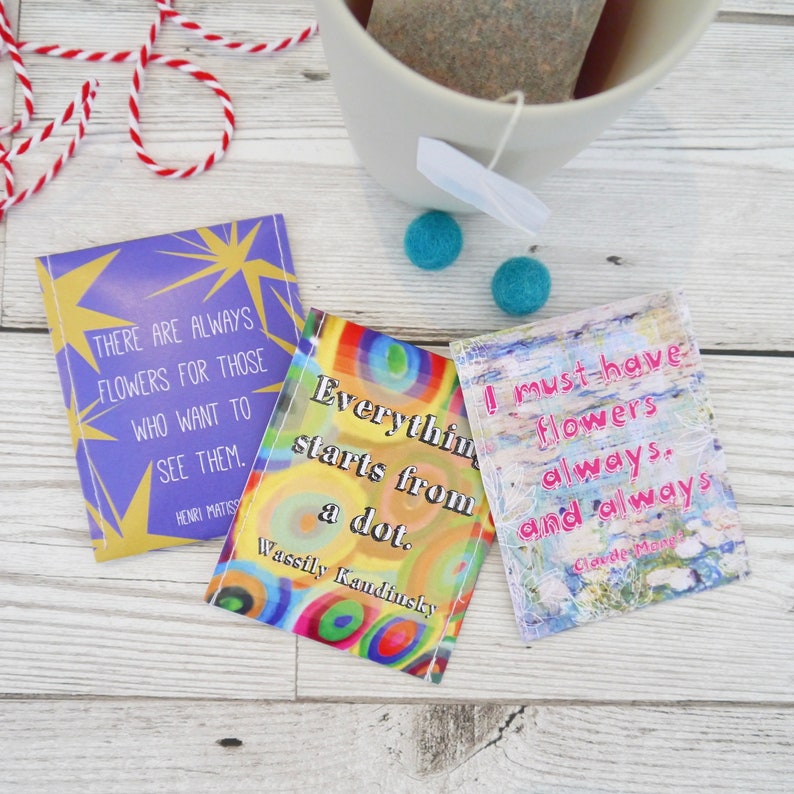 Art Lovers Tea Gift Set Gift for Art Lover Gifts for | Etsy