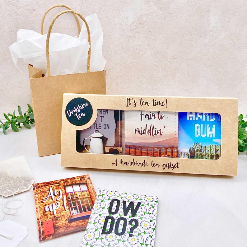 Yorkshire Gift | Handmade Tea Gift Set | Gift for Yorkshire Man or Woman | Letterbox Gift UK | Yorkshire Sayings Gift | Yorkshire tea gift immagine 16