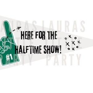 Printable Flag - Football Halftime