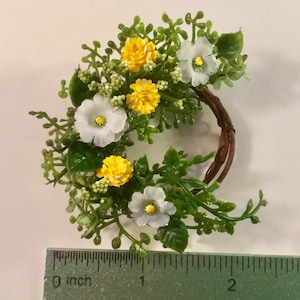 Puppenhaus Miniatur Blumenkranz W-12