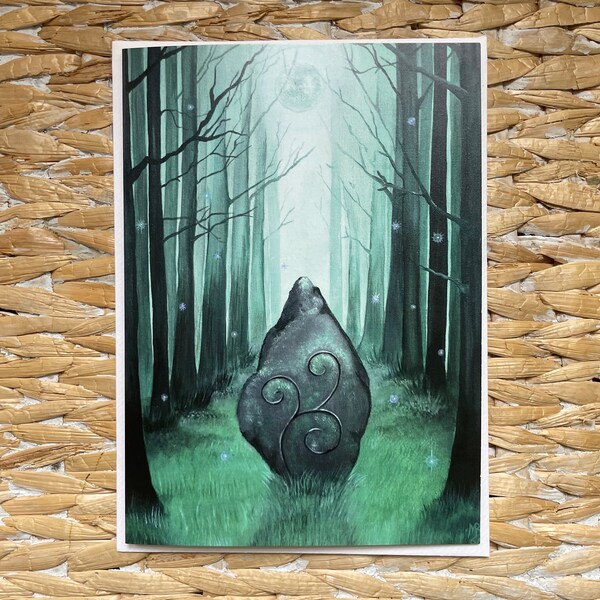 Spirit Stone Greetings Card