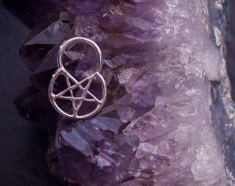 PENTAGRAM Septum Ring ** Tarnish free & Hypoallergenic