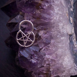 PENTAGRAM Septum Ring ** Tarnish free & Hypoallergenic