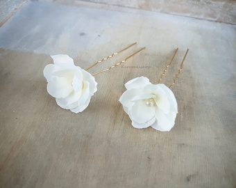 Wedding elegant flower hair pins,Romantic bridal flower hair pins,Flower girl hair pins,Bridal hair flowers