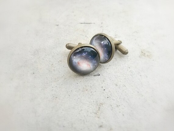 Boutons de manchette Galaxie - De Boucle Z'à Oreilles