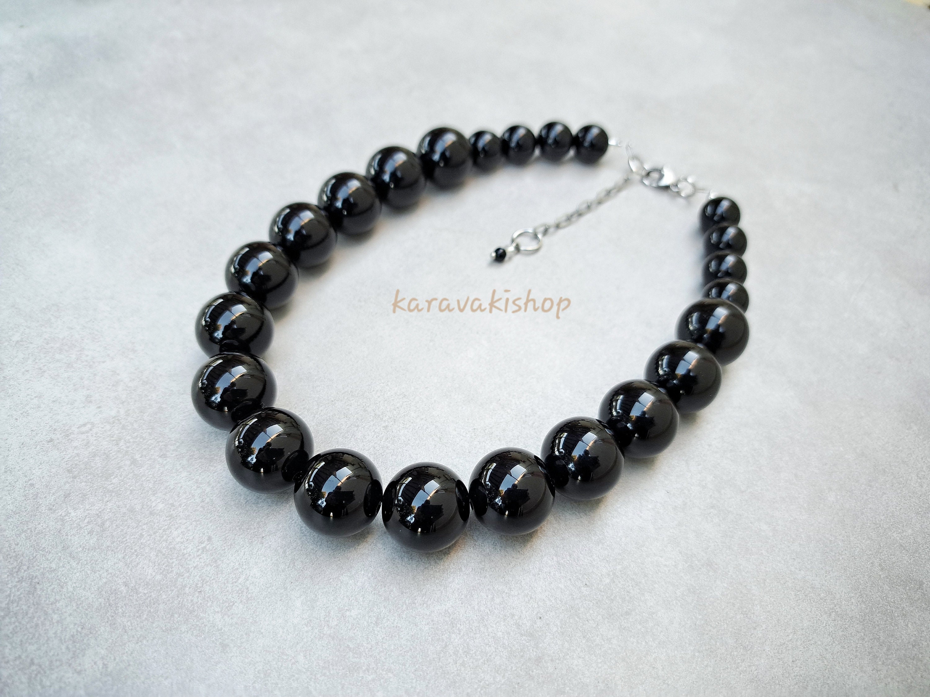 black beads for dress Black Sparkling Beads Latin Dress main image 0