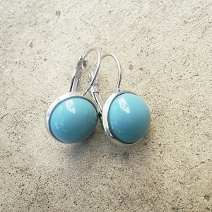 Blue earrings, Light blue jewelry, Gift for women, Summer jewelry