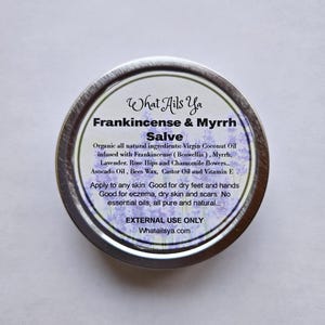 Frankincense and Myrrh Salve