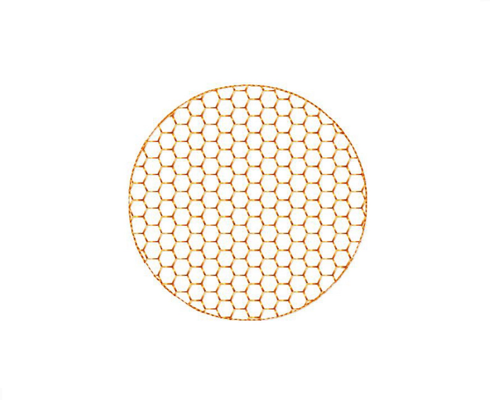 Bee Honeycomb Embroidery Design Beehive Monogram Round Hexagon Frame ...