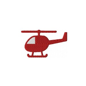 Mini Helicopter Embroidery Design Aviation Transport Chopper Pattern in ...