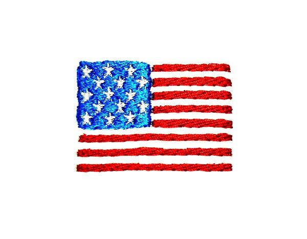 2.5 Mini Fill Stitch Star Sparklers 4th of July Patriotic with Optional Bow Add On Celebrate Machine Embroidery Design 2