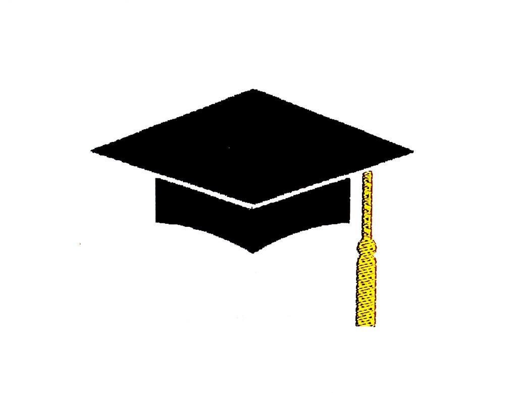 Graduation Cap Embroidery Design Etsy