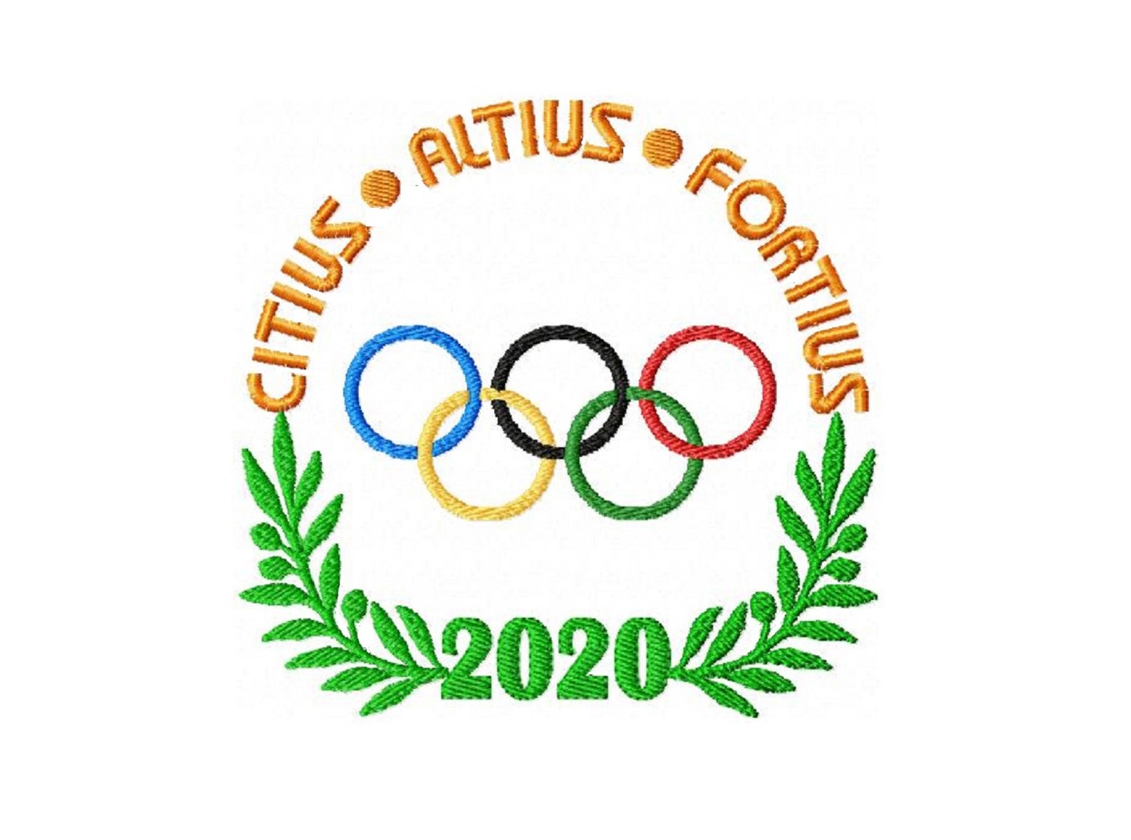 Olympic Games Motto Embroidery Designs Sport Emblems Citius Etsy