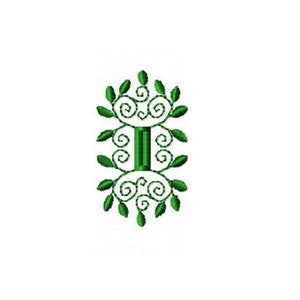 Buttonhole Machine Embroidery Design Decorative Vine Buttonhole Pattern for Shirts