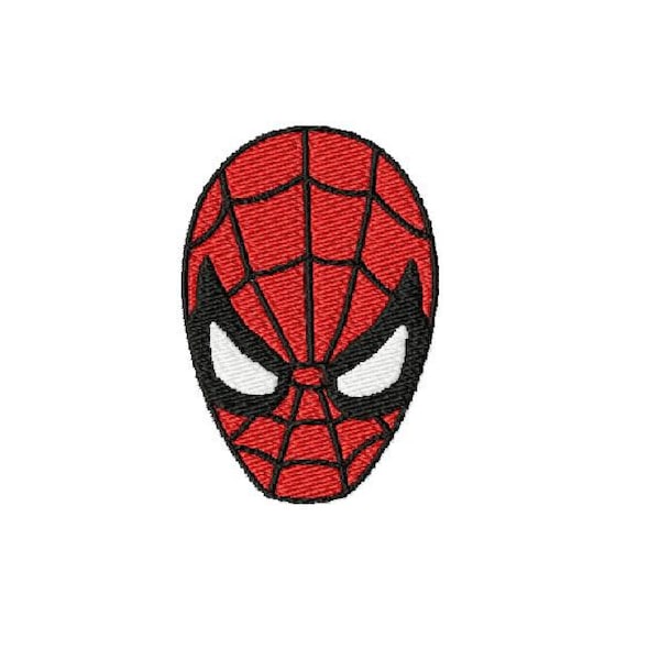 Cartoon Machine Embroidery Designs Mask and Web Superhero Design Cartoon Set of 3 Kids Comics Embroidery Patterns