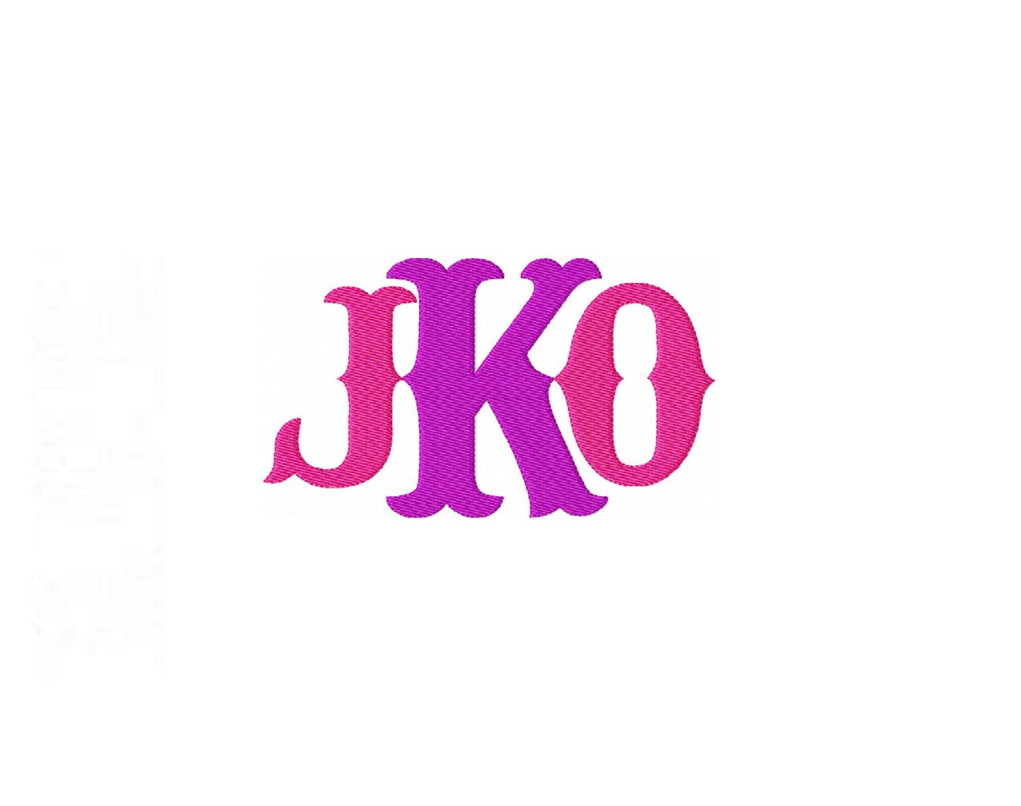 Fishtail Font Machine Embroidery Design Free Custom Monogram ABC ...