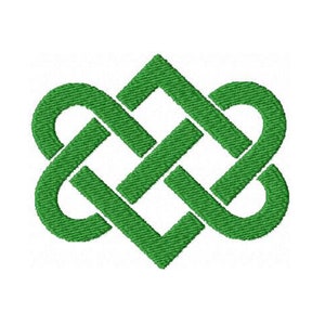 Celtic Love Knot Machine Embroidery Design, Irish Heart Knot Pattern Love Knot Embroidery Celtic Knot Hearts Design Bridal Shower Pattern