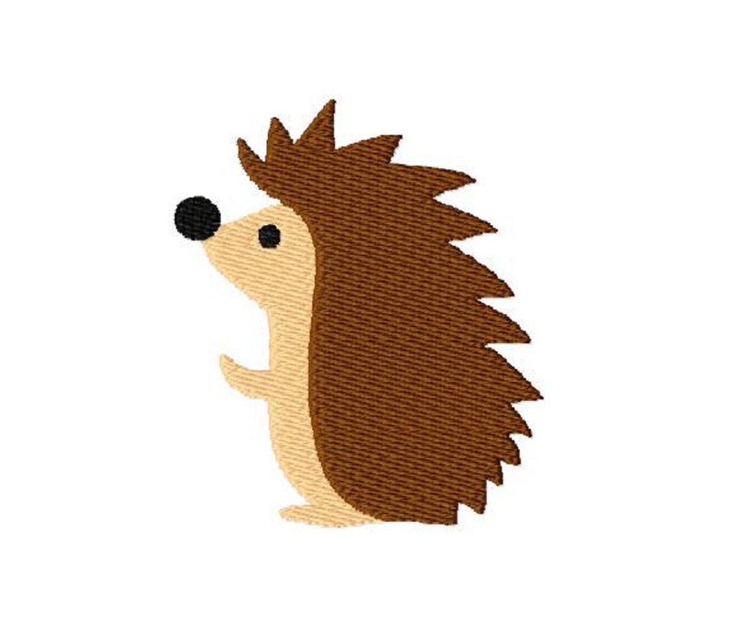Hedgehog Machine Embroidery Design Cute Hedgehog Design Kids Animal Pattern Mini Hedgehog Design
