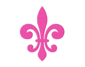 Fleur de Lis Machine Embroidery Design Lily Decorative Pattern Heraldic Motif Iris Flower French Heritage Design