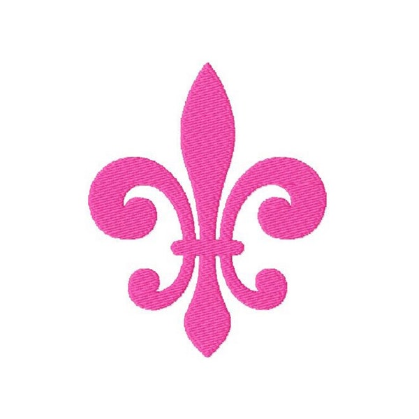 Fleur de Lis Machine Embroidery Design Lily Decorative Pattern Heraldic Motif Iris Flower French Heritage Design