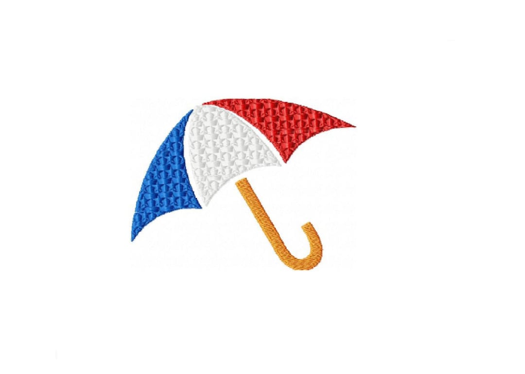Embroidery Outdoor Stroller Beach Umbrella