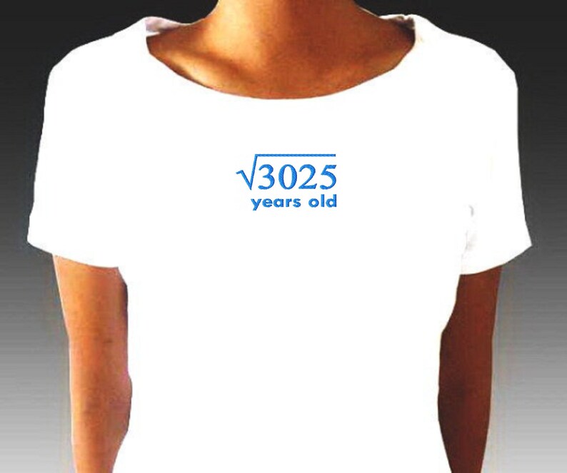 55th Birthday Machine Embroidery Design Square Root 3025 Etsy UK