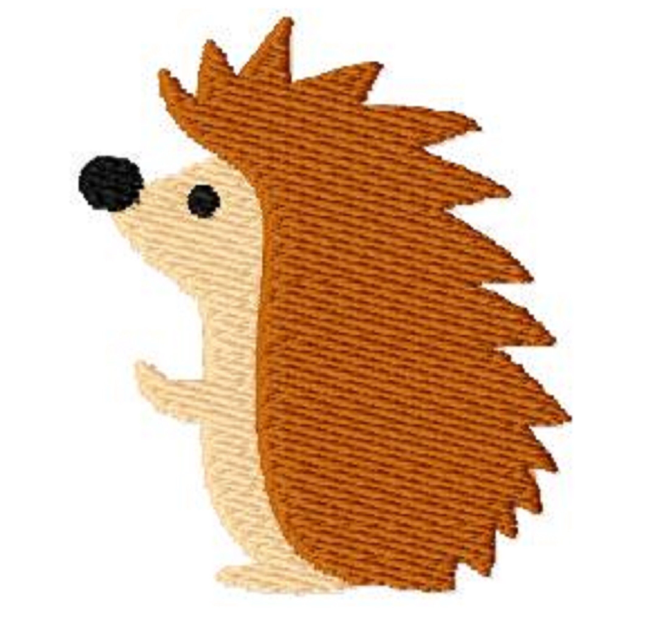 Hedgehog Machine Embroidery Design Cute Hedgehog Design Kids Etsy UK