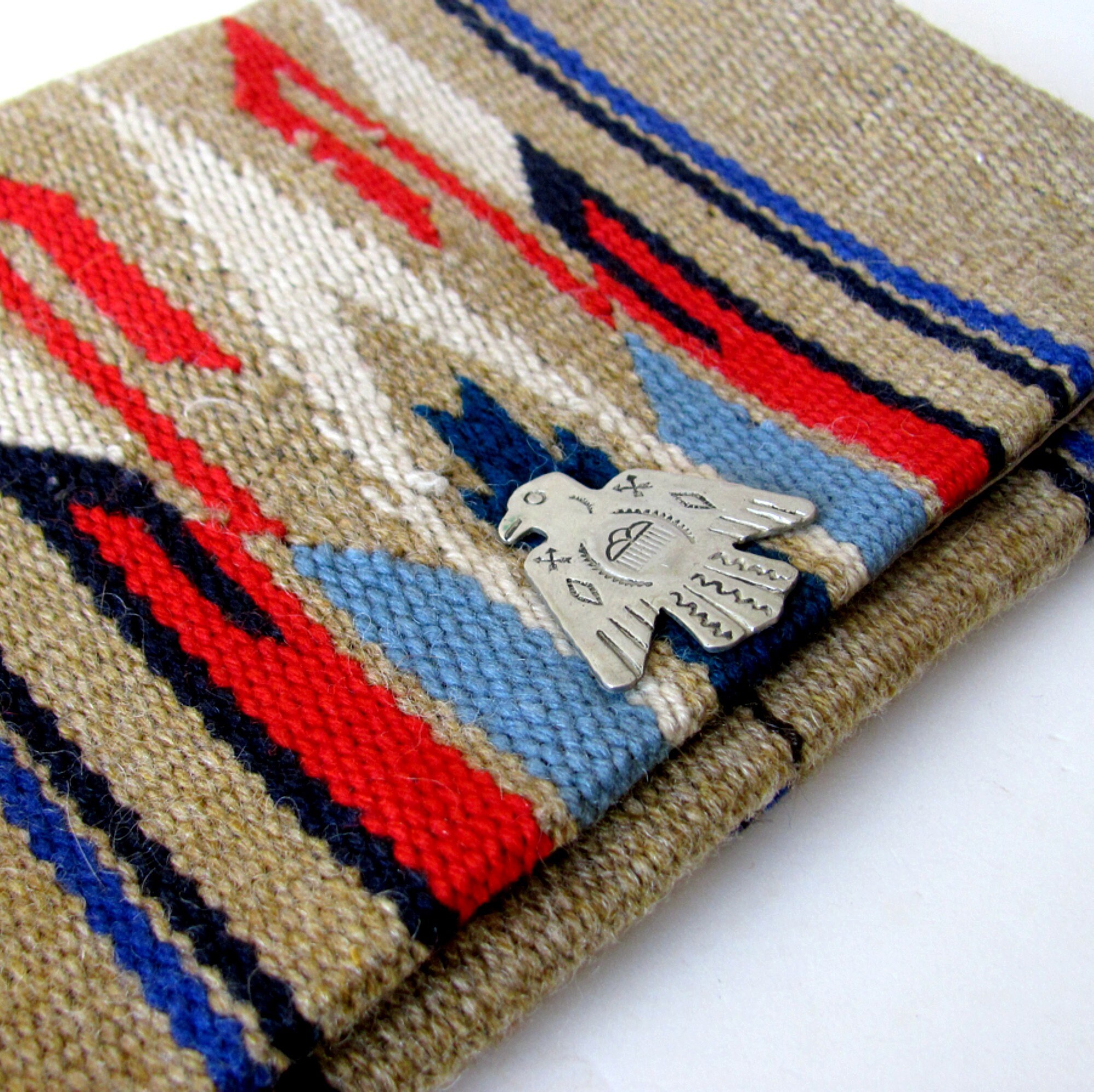 VINTAGE1950’S  FRED HARVEY CHIMAYO PURSE Fred Harvey vintage Chimayo wool clutch purse | eBay