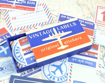 Luftpost Air Mail Etiketten 144 360 720 Aufkleber Gleichen Tag Versand Luftpost Air Mail Etiketten 144 360 720 Aufkleber Gleichen Tag Versand
