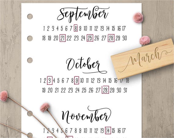 Month Planner Stamps Bullet Journal Stamps Calendar Stamp Month Rubber Stamp Set Modern Calligraphy Stamps Notebook Planning Stamps 144 Month Planner Stamps Bullet Journal Stamps Calendar Stamp Month Rubber Stamp Set Modern Calligraphy Stamps Notebook Planning Stamps 144