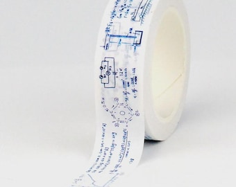 Science and Math Washi Tape, Handwriting and Notes