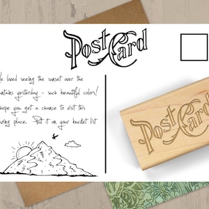 Fun Postcrossing Stamp, Personalized Just for You, Add Your Handle