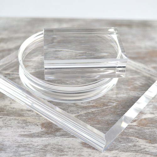 Premium Acrylic Blocks Clear Stamp Block Acrylic Stamp Etsy