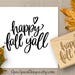 Sniggle Sloth Happy Fall Y’all Rubber Stamp - 1.75in Craft Stamp For Cards, Journals, Scrapbooking & DIY Projects - View #9