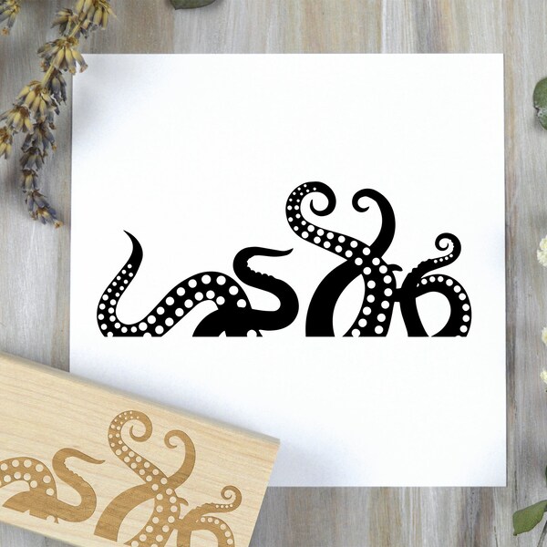 Octopus Stamp - Etsy