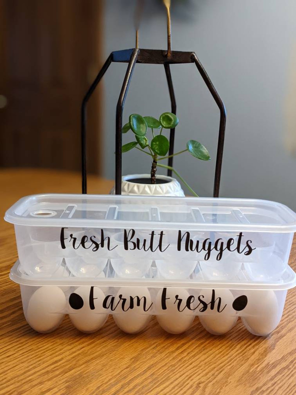 Reusable Plastic Egg Carton. Stackable Personalizable Free Etsy