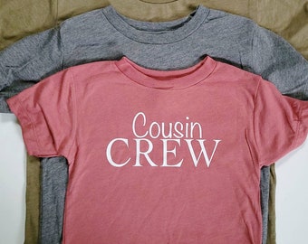 Cousin Crew. Family reunion, cousin photos, cousin shirts, matching shirts, FREE SHIP