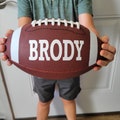 Personalized Football. Easter, birthday gift, Stocking stuffer,Christmas gift. Team Football, Ring bearer gift. Father's Day, FREE SHIPPING