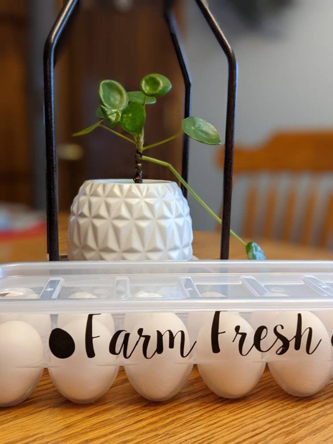 Reusable Plastic Egg Carton. Stackable Personalizable Free Etsy