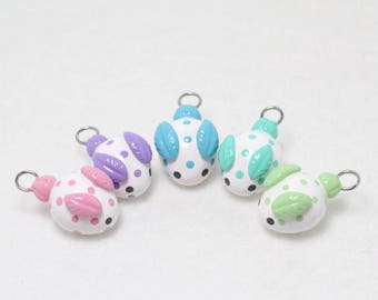 Sea Bunny Charm - Kawaii Polymer Clay Charms - Sea Slug - Kawaii Phone Charm - Nudibranch