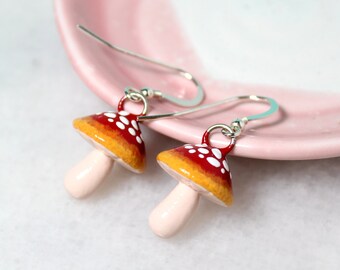 Diy 2024 mushroom earrings
