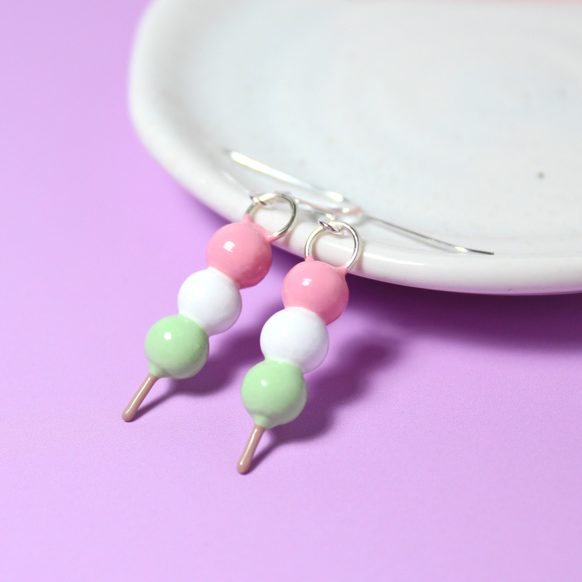 Dango Earrings Anime Earrings Polymer Clay Earrings Novelty