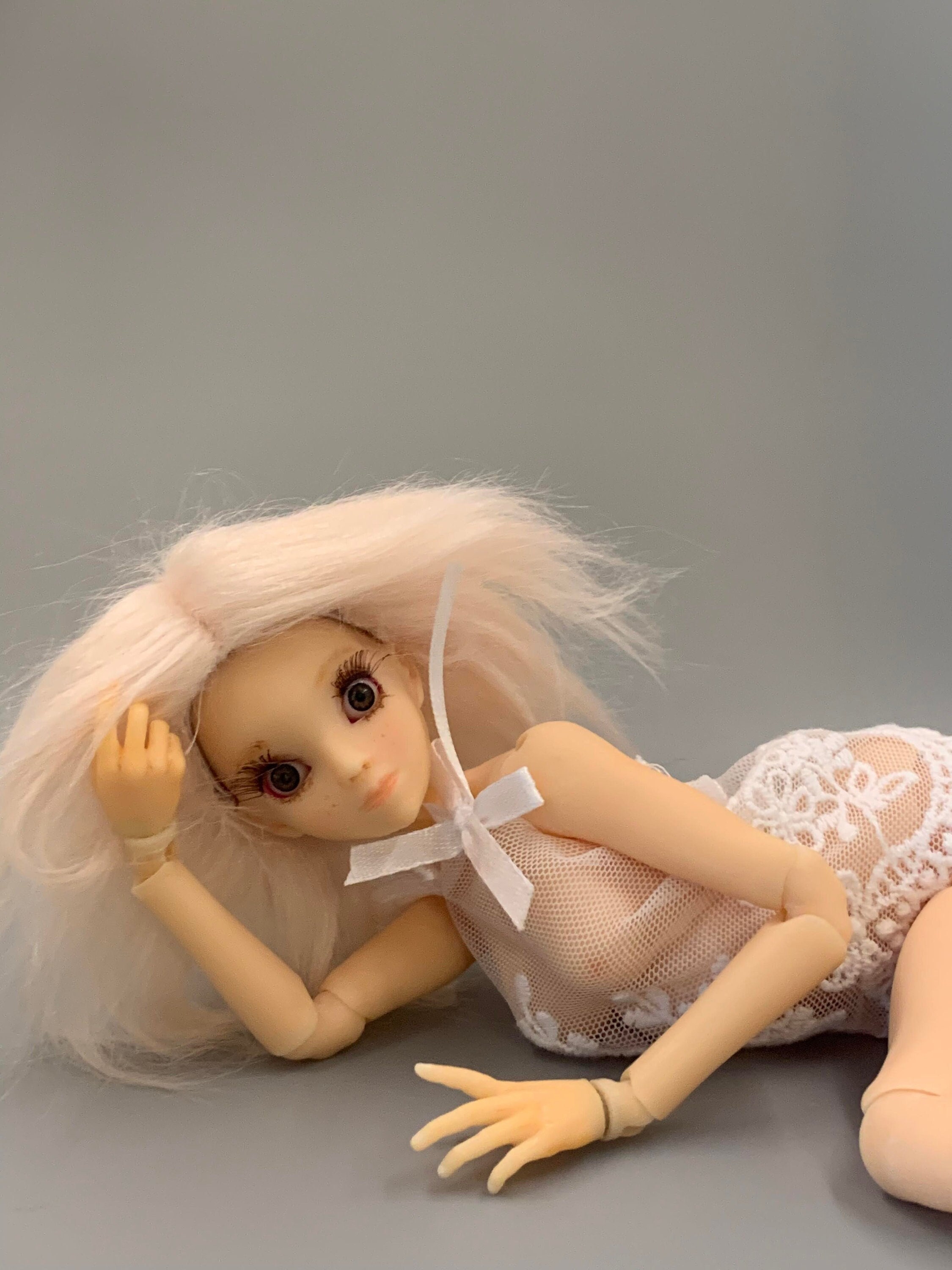 3D Printed PLA / Resin BJD Girl Ball Jointed Doll, 1/6 Yo-sd 30cm Assembled  Unpainted No Make up Doll 