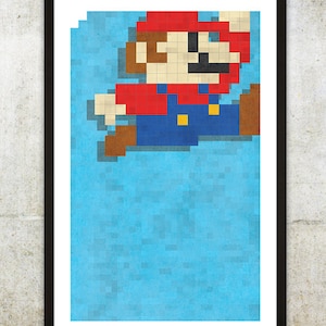 Super Mario Inspired Poster | Printable Wall Art | Original Artwork 11x17
