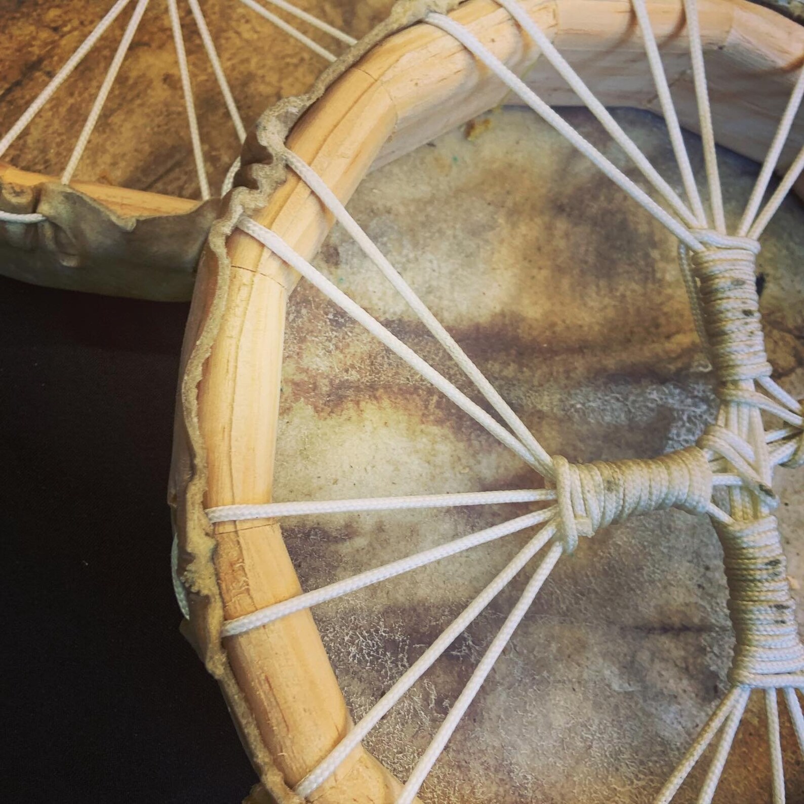Panhuehuetl Native Hand Drum Sz Small Medium Etsy Canada