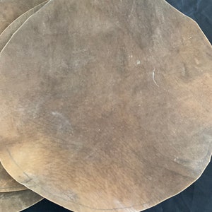 Leer voor huehuetl-drumvel tot 24" breed