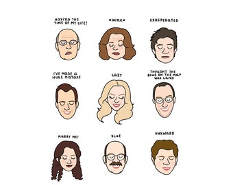 Arrested Development Mood Chart - Digital Download