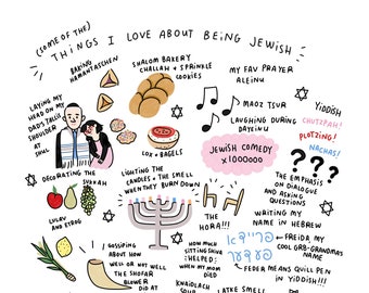 Things I Love About Being Jewish - Digital File